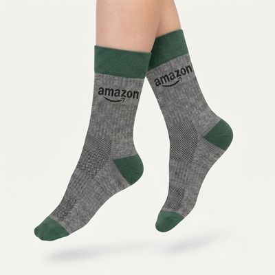 Custom Athletic Trail Hiking Socks - Flat Lay